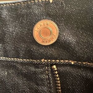 J. Crew Dark Denim with Copper Button Size 33